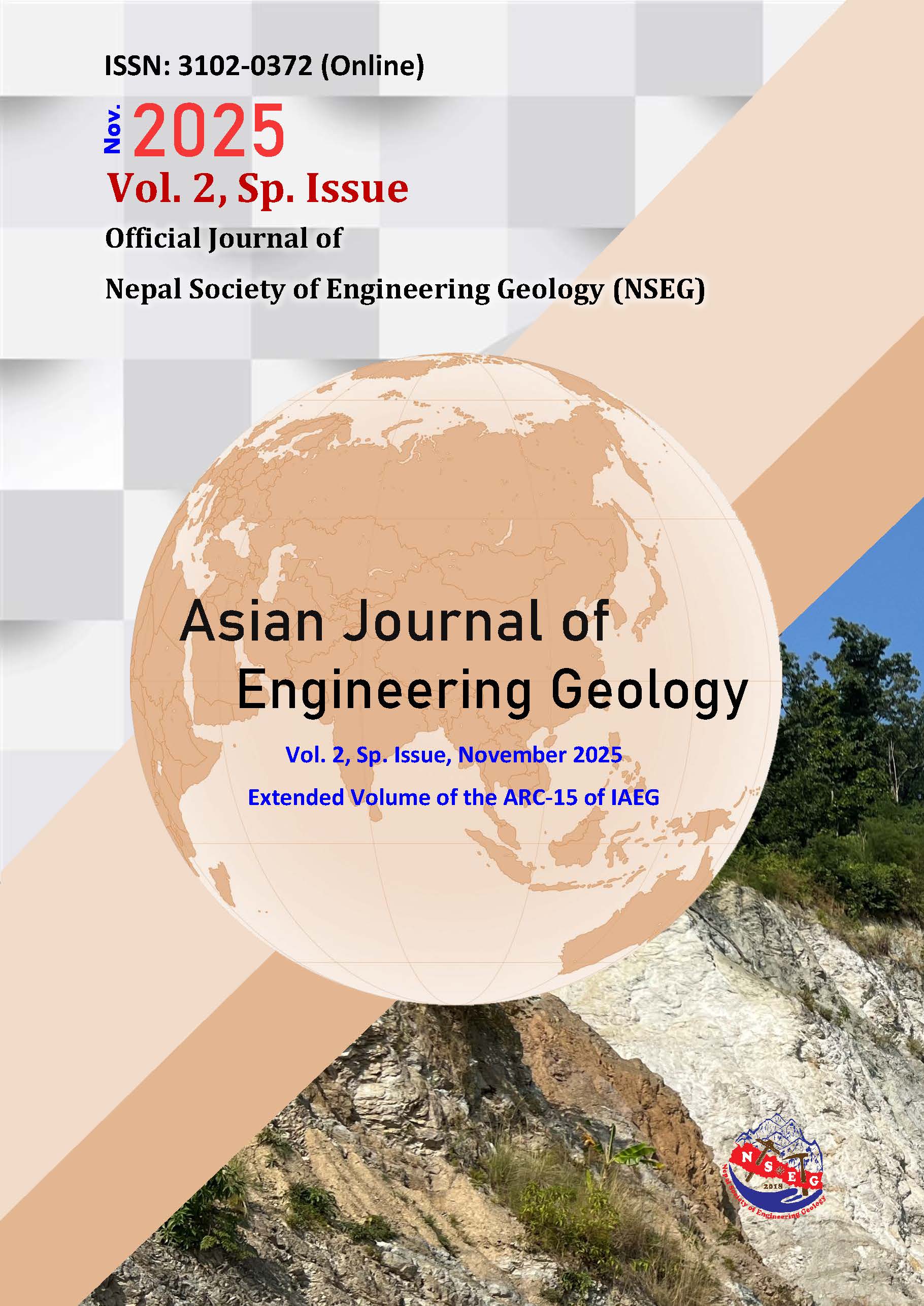 					View Vol. 2 No. Sp Issue (2025): Extended Abstract Volume of the ARC-15 of IAEG, Asian Journal of Engineering Geology
				